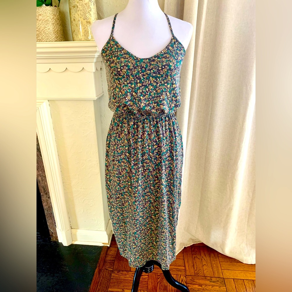 Prana Multicolor Floral Dress